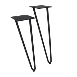 רגל לשולחן | כיסא בגובה 35 – 40 ס”מ שחורה דגם סיכה