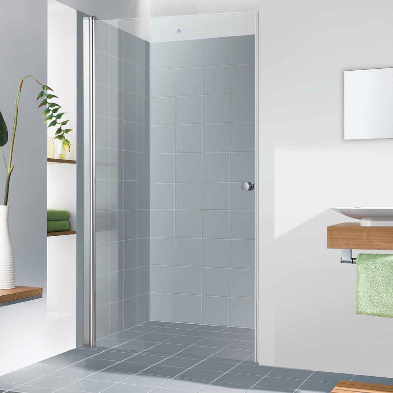 מקלחון חזית לפי מידה דלת נפתחת פנימה והחוצה 90 מעלות
