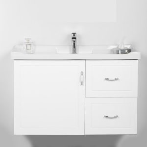 ארון אמבטיה תלוי אפוקסי 100 ס"מ טורינו לבן