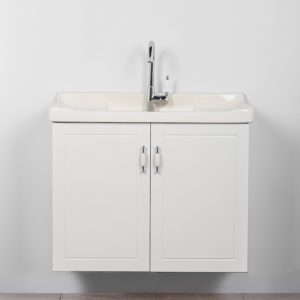 ארון אמבטיה תלוי אפוקסי 80 ס"מ רנסנס לבן